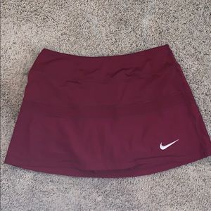 Nike Maroon Tennis Skirt